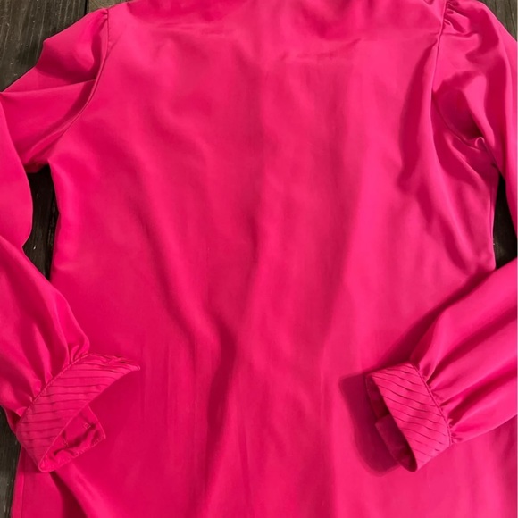 Vintage Gailord Rasberry Blouse size 10 - Picture 2 of 7